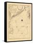 1798, A CHART/OF THE/COAST OF NEW ENGLAND/From the/SOUTH SHOAL TO CAPE SABLE/INCLUDING/GEORGES BANK-null-Framed Stretched Canvas