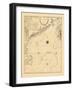 1798, A CHART/OF THE/COAST OF NEW ENGLAND/From the/SOUTH SHOAL TO CAPE SABLE/INCLUDING/GEORGES BANK-null-Framed Giclee Print