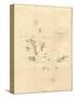 1798 Map of the Galapagos Islands in the Pacific Ocean-null-Stretched Canvas