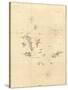 1798 Map of the Galapagos Islands in the Pacific Ocean-null-Stretched Canvas