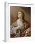 17th century artwork of Mary Magdalene gazing towards heaven.-Vernon Lewis Gallery-Framed Art Print