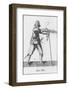 17th Century British Musketeer Soldier Firing His Weapon-null-Framed Photographic Print