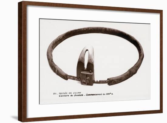 17th-Century Chasity Belt-null-Framed Giclee Print