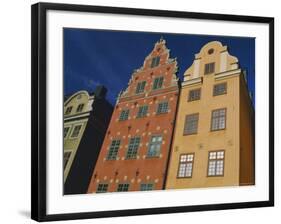 17th Century Houses in Stor Torget (Stor Square), Old Town, Stockholm, Sweden, Scandinavia, Europe-Duncan Maxwell-Framed Photographic Print