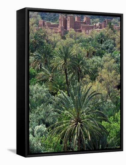 17th Century Kasbah Amerhidl and the Lush Skoura Palmery, Morocco-Merrill Images-Framed Stretched Canvas