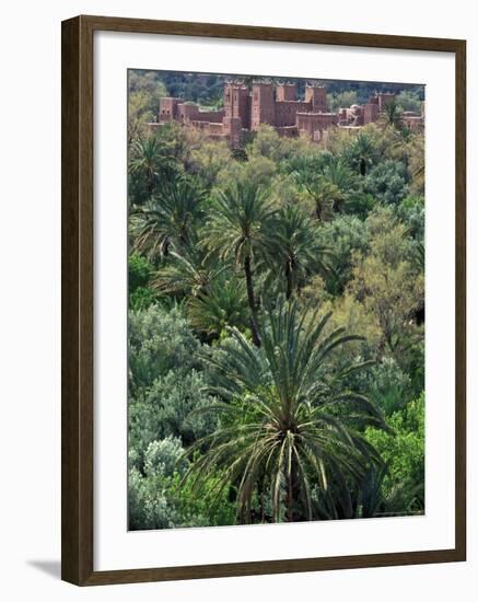 17th Century Kasbah Amerhidl and the Lush Skoura Palmery, Morocco-Merrill Images-Framed Photographic Print