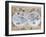 17th Century Map of the World-null-Framed Giclee Print