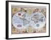 17th Century Map of the World-null-Framed Giclee Print