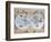 17th Century Map of the World-null-Framed Giclee Print