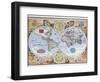 17th Century Map of the World-null-Framed Giclee Print