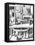 17th Century Milling Machine, Artwork-Library of Congress-Framed Stretched Canvas