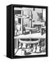 17th Century Milling Machine, Artwork-Library of Congress-Framed Stretched Canvas