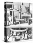 17th Century Milling Machine, Artwork-Library of Congress-Stretched Canvas