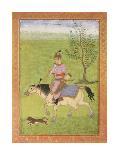 Prince on Horseback-17th Century Mughal School-Premium Giclee Print