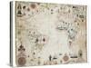 17th Century Nautical Map of the Atlantic-Library of Congress-Stretched Canvas