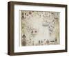 17th Century Nautical Map of the Atlantic-Library of Congress-Framed Premium Photographic Print