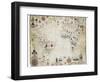 17th Century Nautical Map of the Atlantic-Library of Congress-Framed Premium Photographic Print