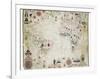 17th Century Nautical Map of the Atlantic-Library of Congress-Framed Photographic Print