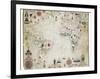 17th Century Nautical Map of the Atlantic-Library of Congress-Framed Photographic Print