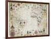 17th Century Nautical Map of the Atlantic-Library of Congress-Framed Photographic Print