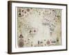 17th Century Nautical Map of the Atlantic-Library of Congress-Framed Photographic Print