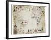 17th Century Nautical Map of the Atlantic-Library of Congress-Framed Photographic Print