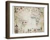 17th Century Nautical Map of the Atlantic-Library of Congress-Framed Photographic Print