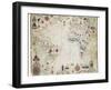 17th Century Nautical Map of the Atlantic-Library of Congress-Framed Photographic Print