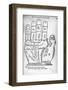 17th Century Palmistry Diagram-Middle Temple Library-Framed Photographic Print