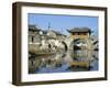 17th Century Pavilion Bridge Over Ancient Canal, Near Soochow (Suzhou), China, Asia-Ursula Gahwiler-Framed Photographic Print