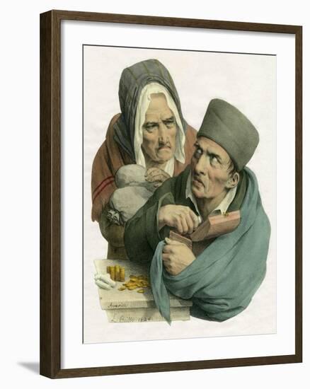 17th Century Tavern-F Nash-Framed Art Print