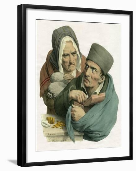 17th Century Tavern-F Nash-Framed Art Print