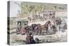 17th Century Transport Scene, 1886-Armand Jean Heins-Stretched Canvas