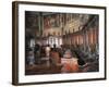 17th Century Wooden Choir, Detail, Cathedral of Pinerolo, Italy-null-Framed Giclee Print