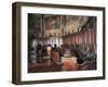 17th Century Wooden Choir, Detail, Cathedral of Pinerolo, Italy-null-Framed Giclee Print