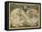 17th Century World Map-Library of Congress-Framed Stretched Canvas