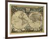 17th Century World Map-Library of Congress-Framed Photographic Print