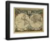 17th Century World Map-Library of Congress-Framed Photographic Print