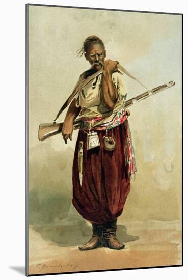 17th Century Zaporogue Cossack, Late 19th Century-null-Mounted Giclee Print