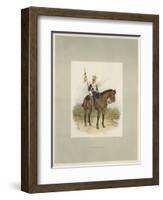 17th Lancers, a Trooper in Review Order-Charles Green-Framed Giclee Print