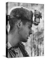 18 Year Old Coal Miner Ray Martin Near Islom, Kentucky-John Dominis-Stretched Canvas