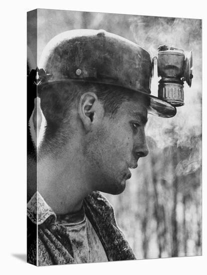 18 Year Old Coal Miner Ray Martin Near Islom, Kentucky-John Dominis-Stretched Canvas