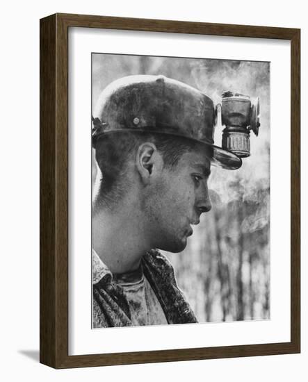 18 Year Old Coal Miner Ray Martin Near Islom, Kentucky-John Dominis-Framed Photographic Print