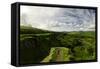 180 Degree Panorama Shot of the Scottish Highlands-unkreatives-Framed Stretched Canvas