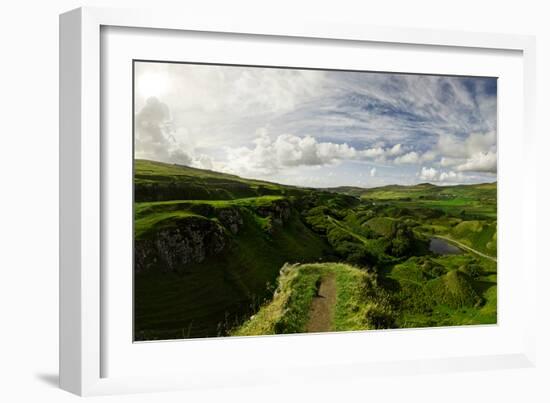 180 Degree Panorama Shot of the Scottish Highlands-unkreatives-Framed Photographic Print