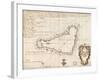 1803 Map of Easter Island-null-Framed Art Print