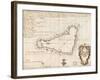 1803 Map of Easter Island-null-Framed Art Print