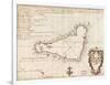 1803 Map of Easter Island-null-Framed Art Print