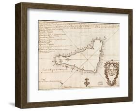 1803 Map of Easter Island-null-Framed Art Print