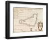 1803 Map of Easter Island-null-Framed Art Print